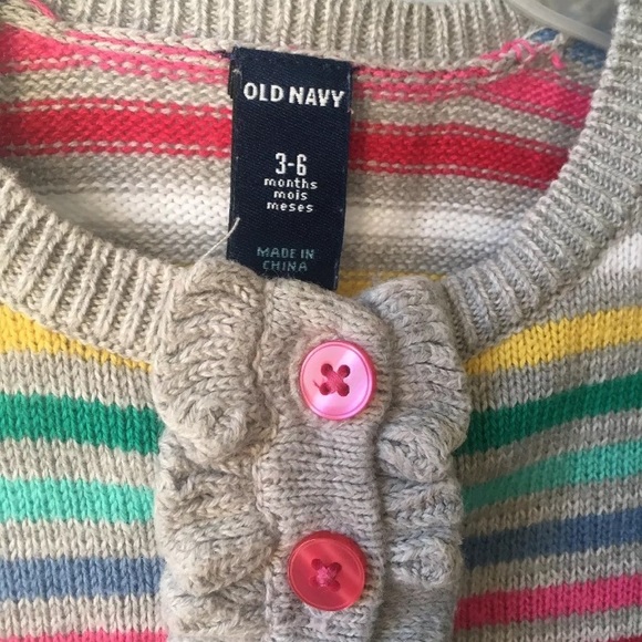 Old Navy Sweater Dress 3pc set 3-6 months - Picture 2 of 8